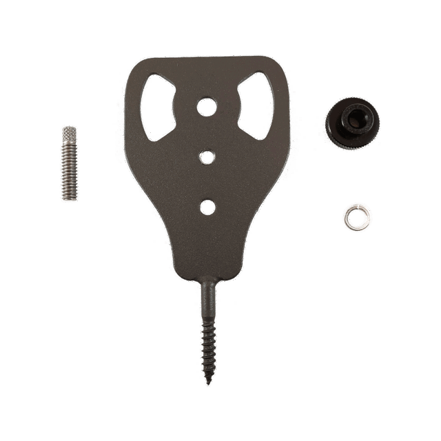 Support pour arbre en métal avec filetage pour caméra de chasse