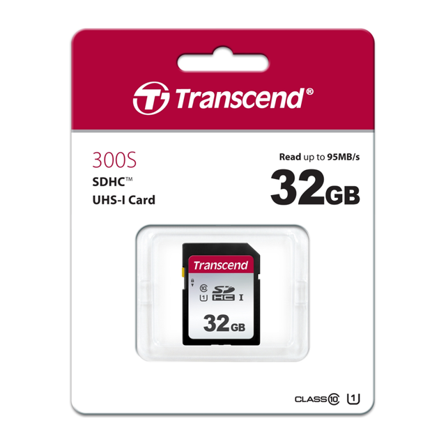Photo de la carte mémoire Transcend de 32 gigaoctets